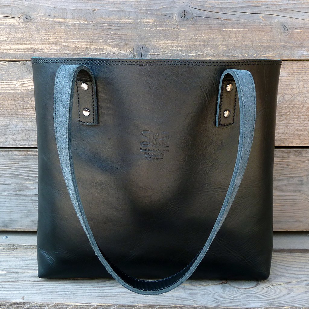 Leather Tote bag Tash Rabat Handmade Limited Editions Kyrgyzstan SiRo