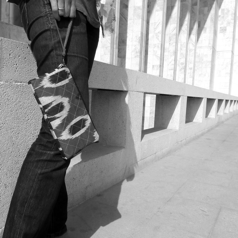 Ikat ClutchWallet Hand & Fairmade in Kyrgyzstan by SiRo