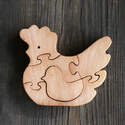 Wooden Chicken Puzzle