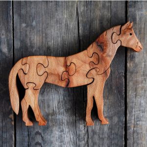Wooden Horse Puzzle