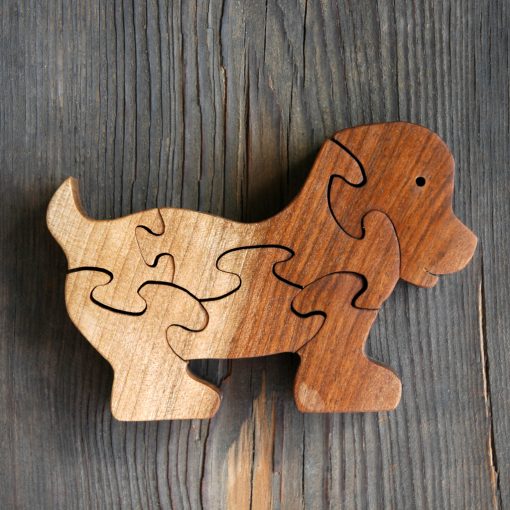 Wooden Puppy Puzzle