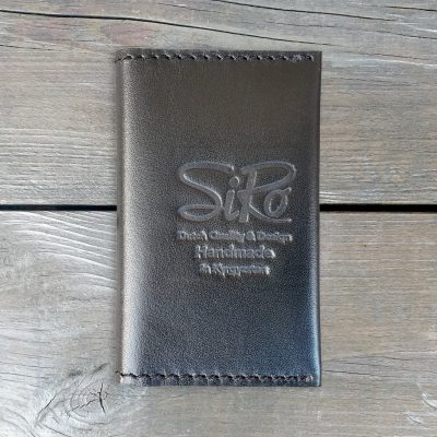 Leather Business Card Holder_black