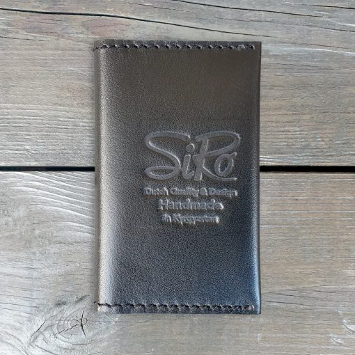 Leather Business Card Holder_black
