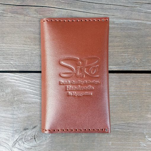 Leather Business Card Holder_brown